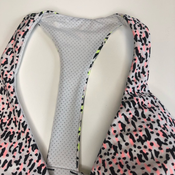 DKNY Sport Neon Pink & Yellow Patterned Sports Bra, Multiple Sizes, NWT!! - Picture 6 of 15